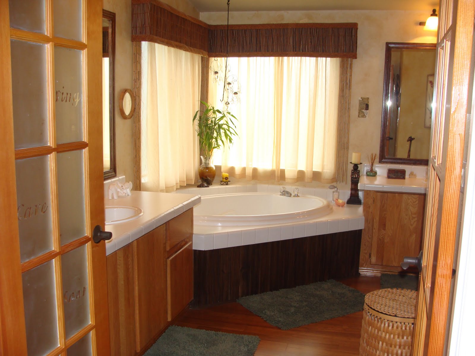 French Doors Bathroom