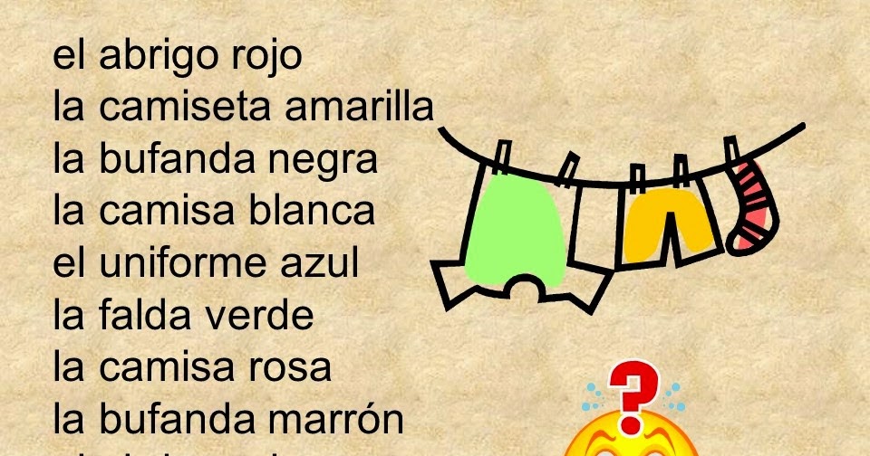 This is how we learn Spanish... Red herring