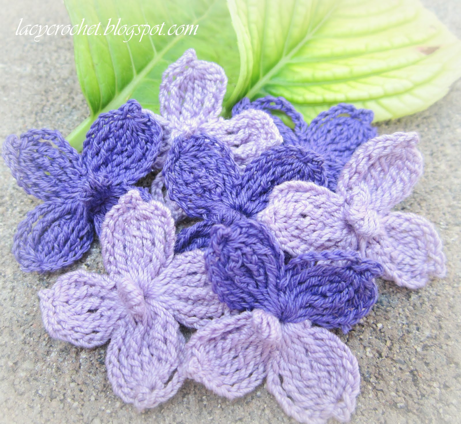 Lacy Crochet: Free Crochet Flower Patterns
