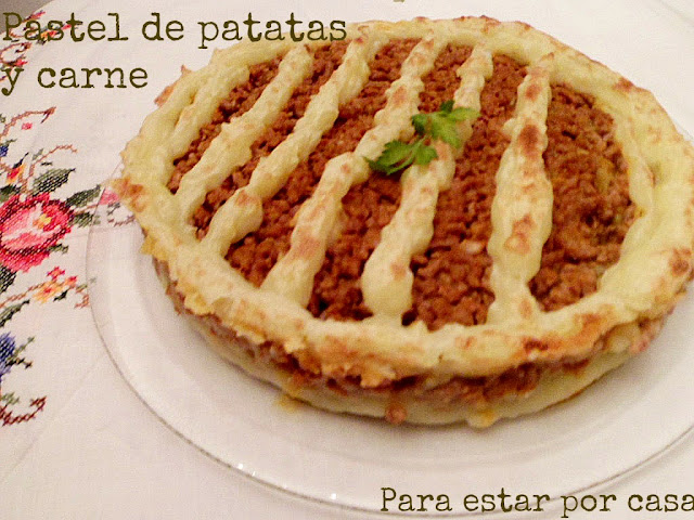 Pastel  De Patatas Y Carne
