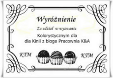 wyróżnienie w KTM - dziękuję)