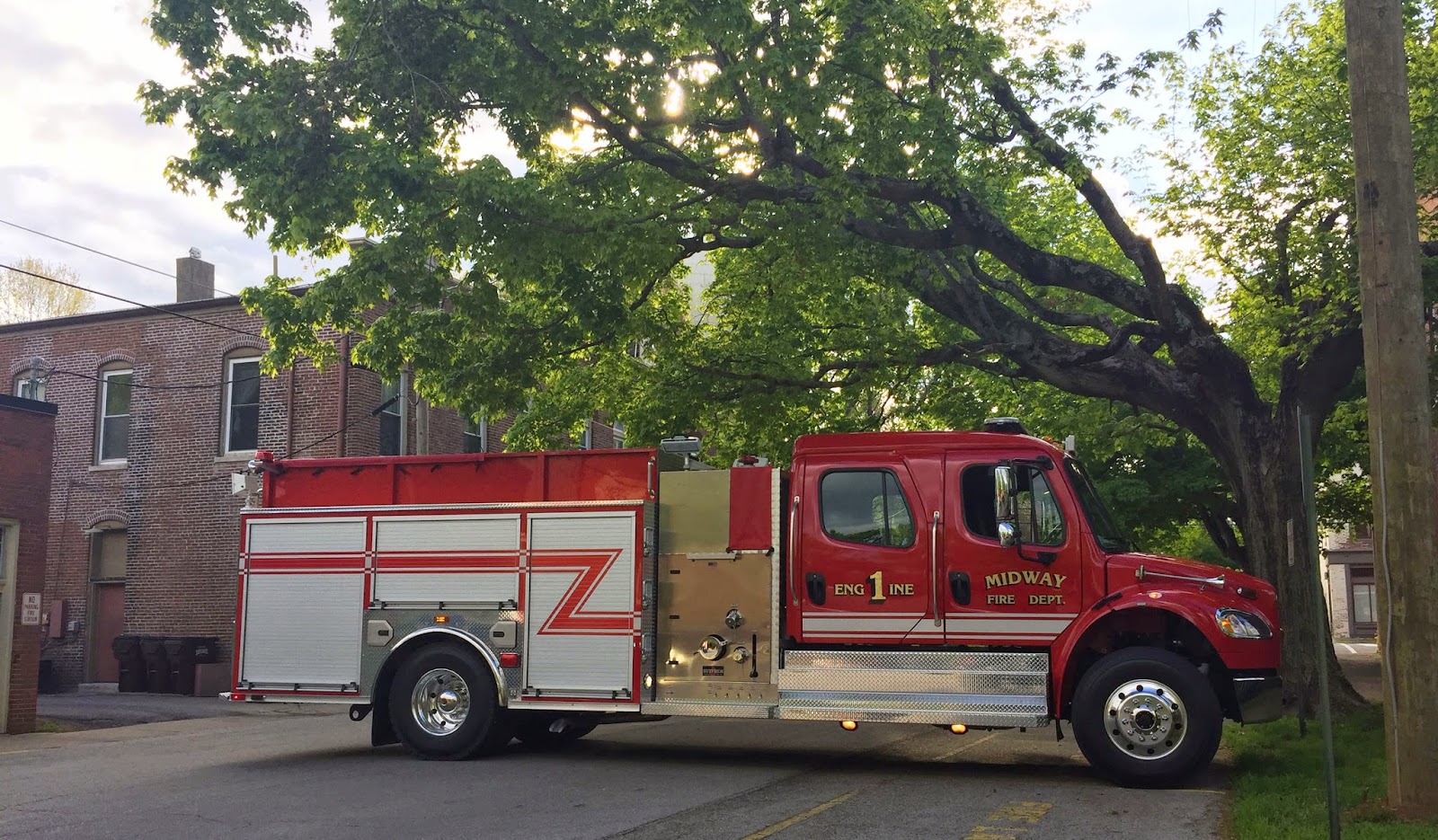 Midway Messenger Here is the Midway Fire Department's new engine
