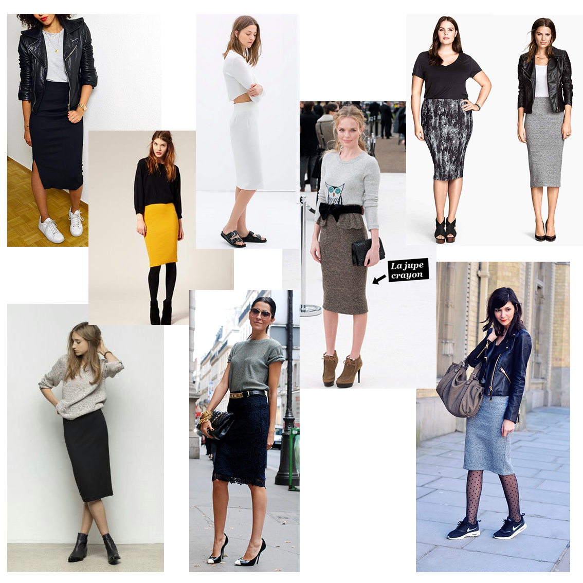 quelles chaussures mettre avec une jupe crayon