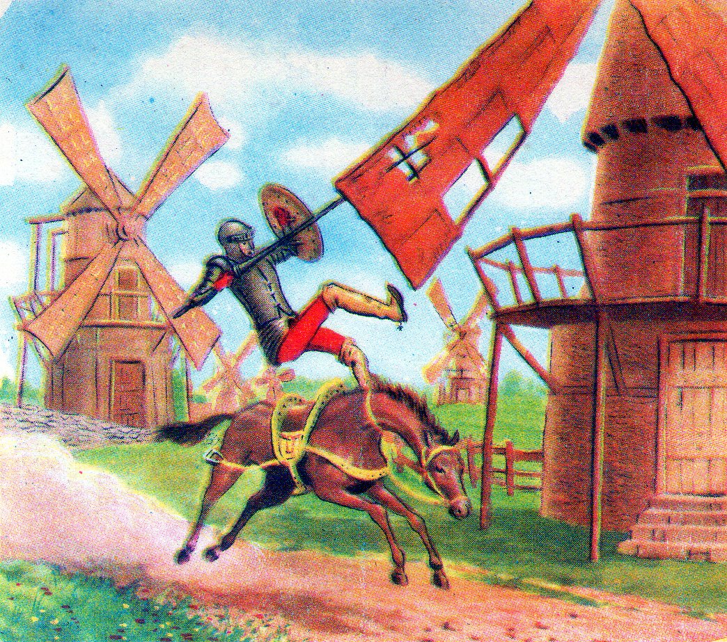 Moinhos de vento de Dom Quixote 