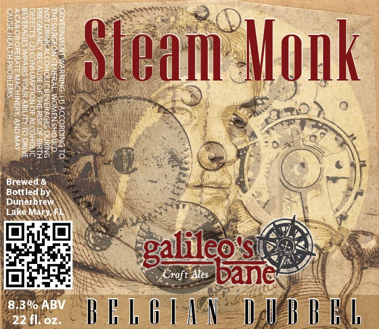 Steam Monk Belgian Dubbel recipe Galileo's Bane