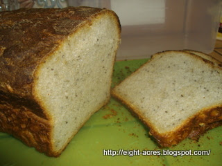 eight acres: baking bread