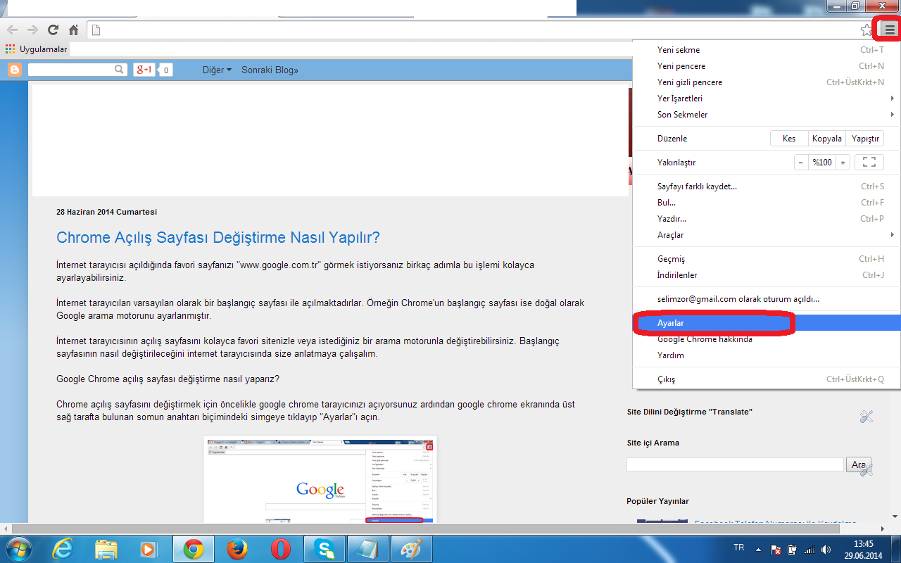 GOOGLE CHROME U INDIRME VE Y KLEME visual data 7