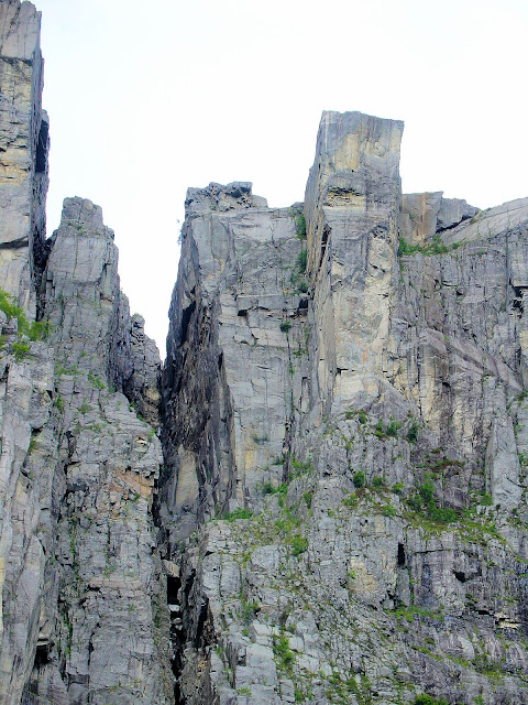 There it is—Pulpit's Rock—2,000 feet into the Norwegian sky.