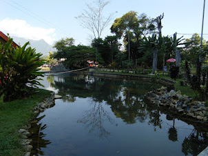 A partial view of "BLUE LAGOON -2" in Vang Vieng.