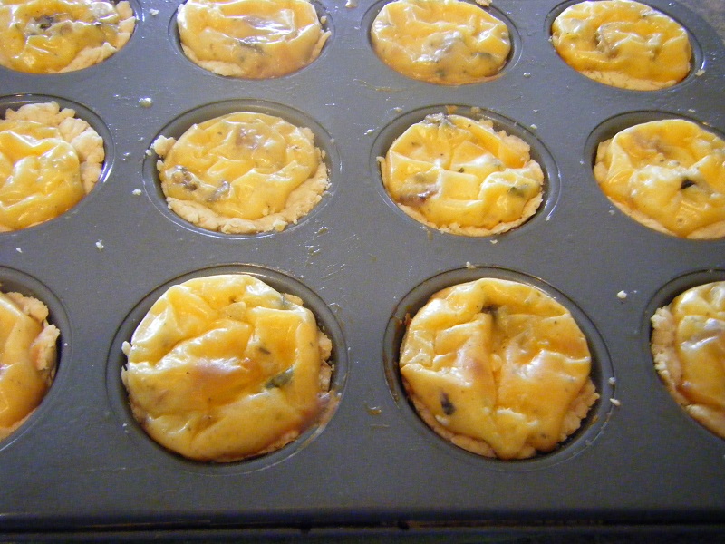 Kapora's Journey Toaster oven Bacon and Mushroom Mini Quiches