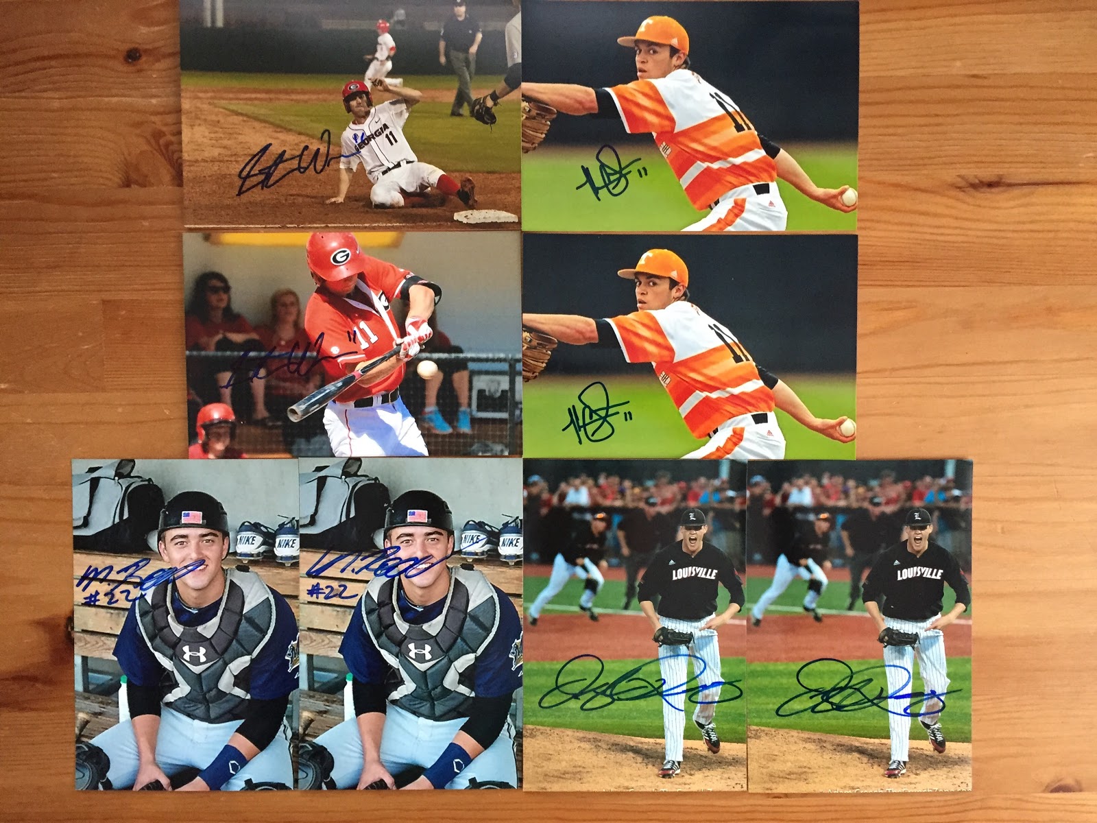 Cards of Future Fenway Stars Fishing for Autographs Cape Cod Baseball