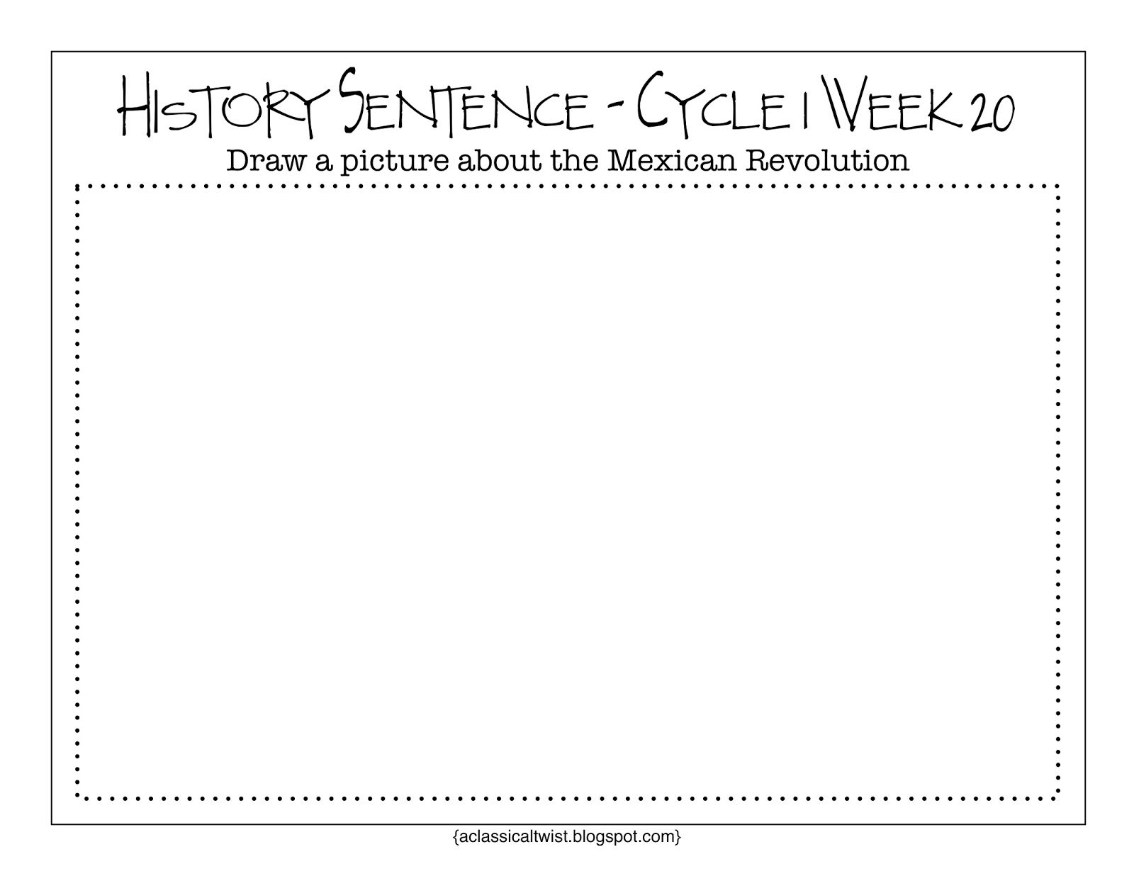 Homeschooling with a Classical Twist Cycle 2, Week 20 {History