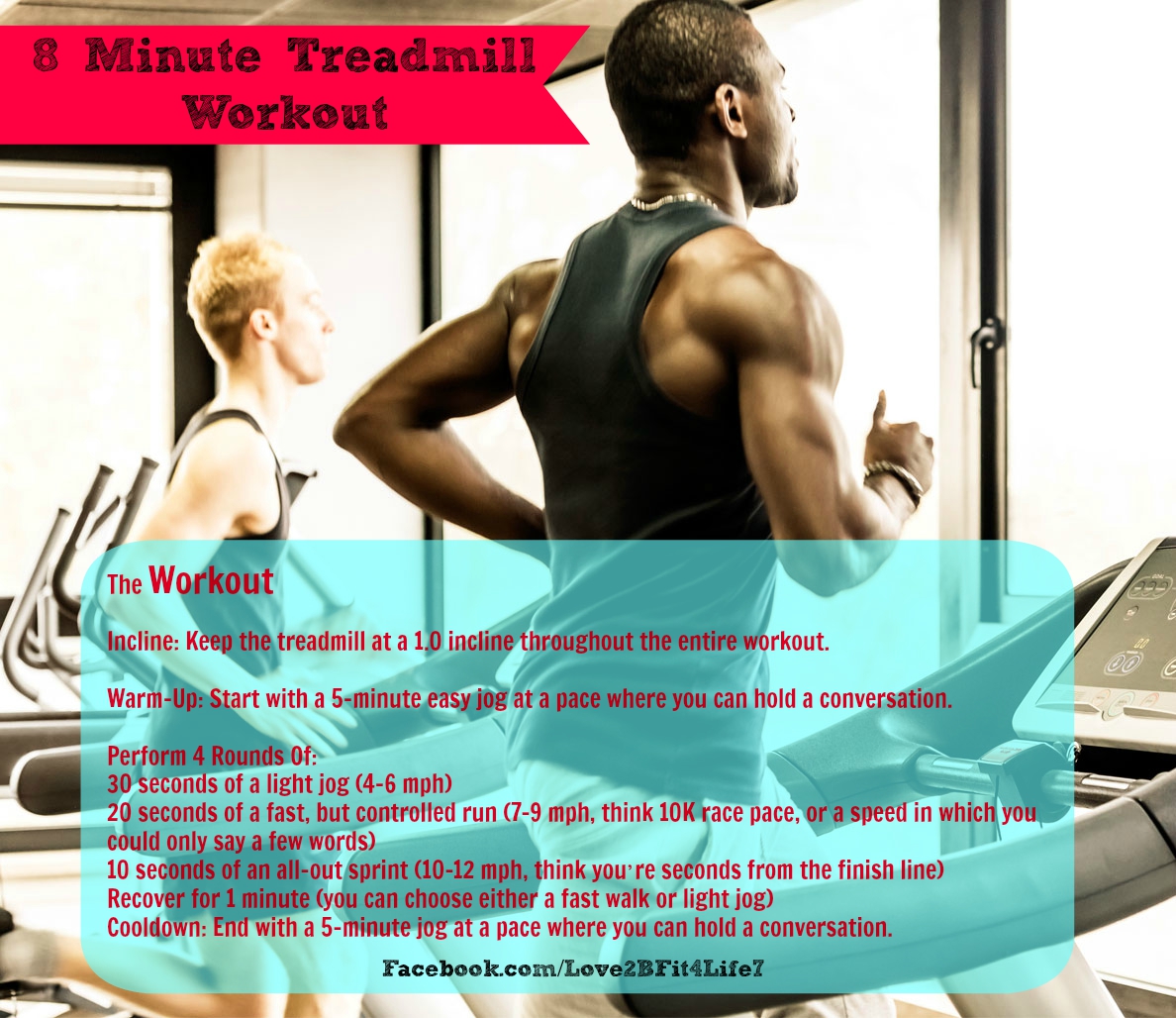 Fearless Vixen Fitness 8 Minute Treadmill Workout