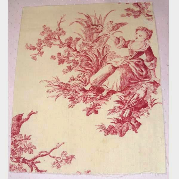 Rag Rescue Antique and vintage French toile fabric Wednesday