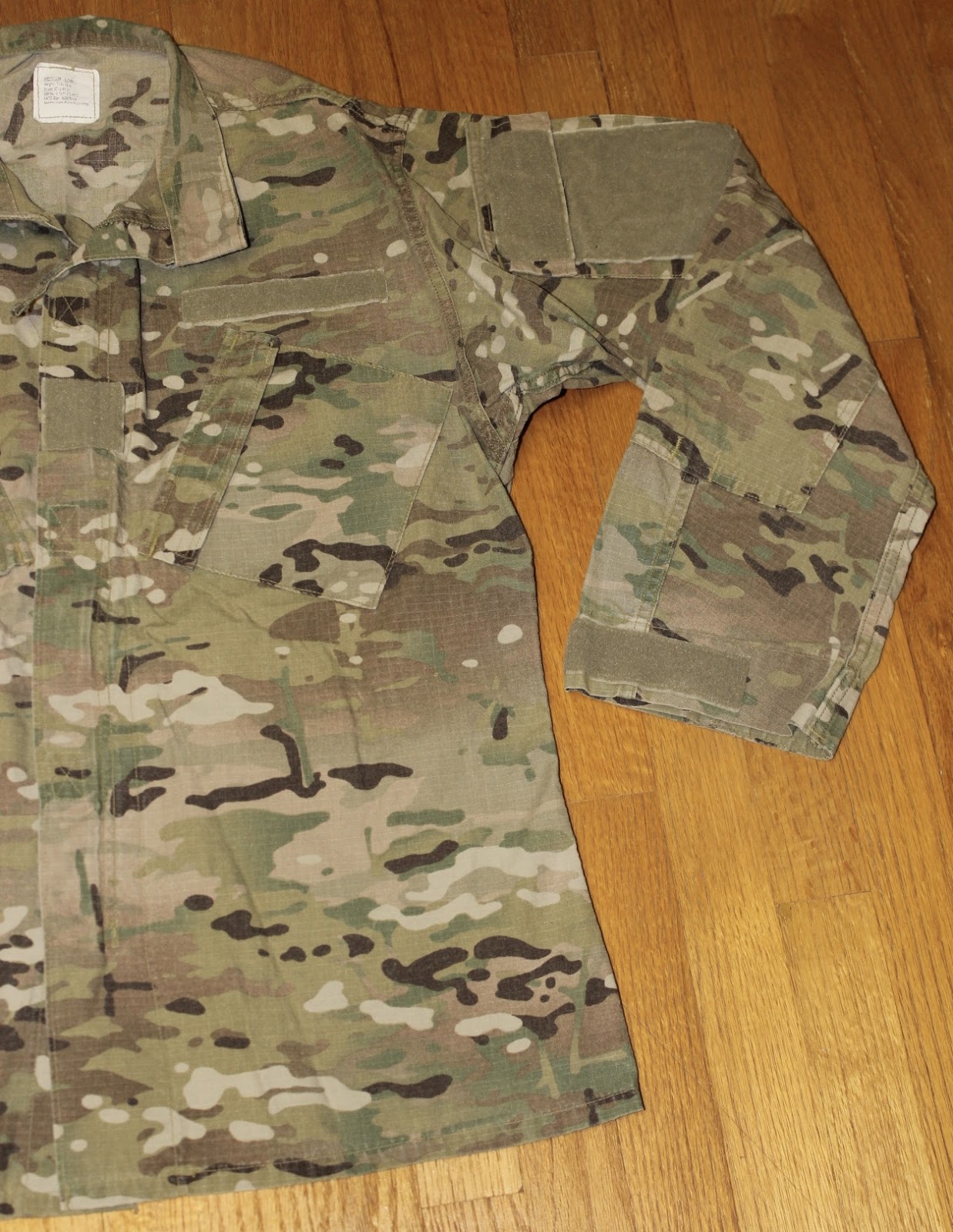 เสื้อกันไฟลายมัลติแคม US. Army Issue Multicam BDU Shirt Perimeter