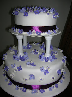 Cakes, Cakes N more: Purple theme Wedding Cake