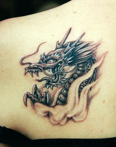 dragon tattoo color. dresses Fantasy Tattoo Art