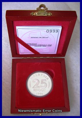 $25..925 Silver Proof. Obverse.