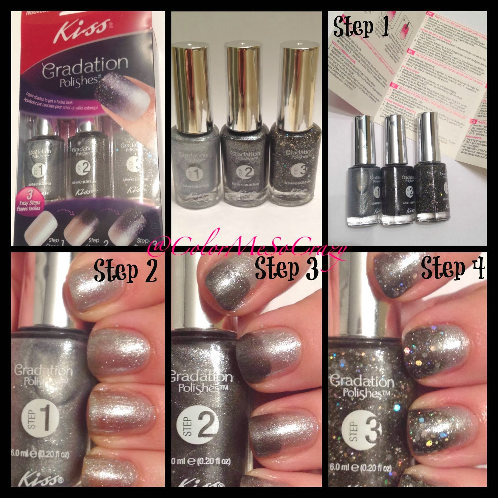 Kiss Nail Art Gradient Tutorial