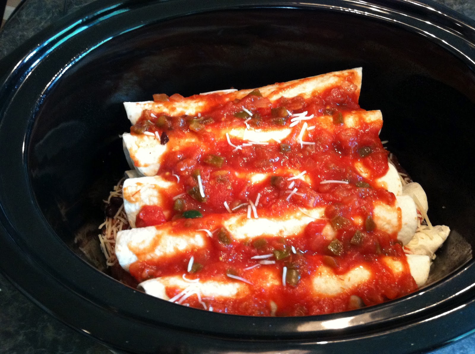 Creative Me GlutenFree Crock Pot Vegetarian Enchiladas AND Dessert Enchiladas