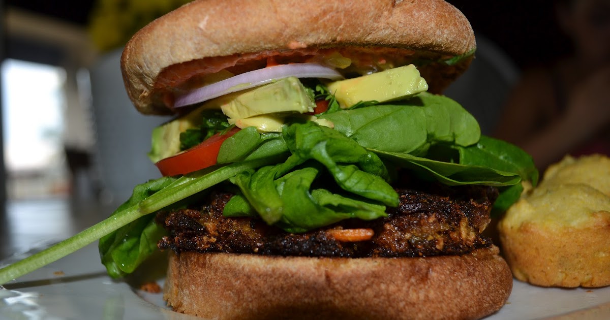 Real Life Vegan Big Island Tofu Bean Burger