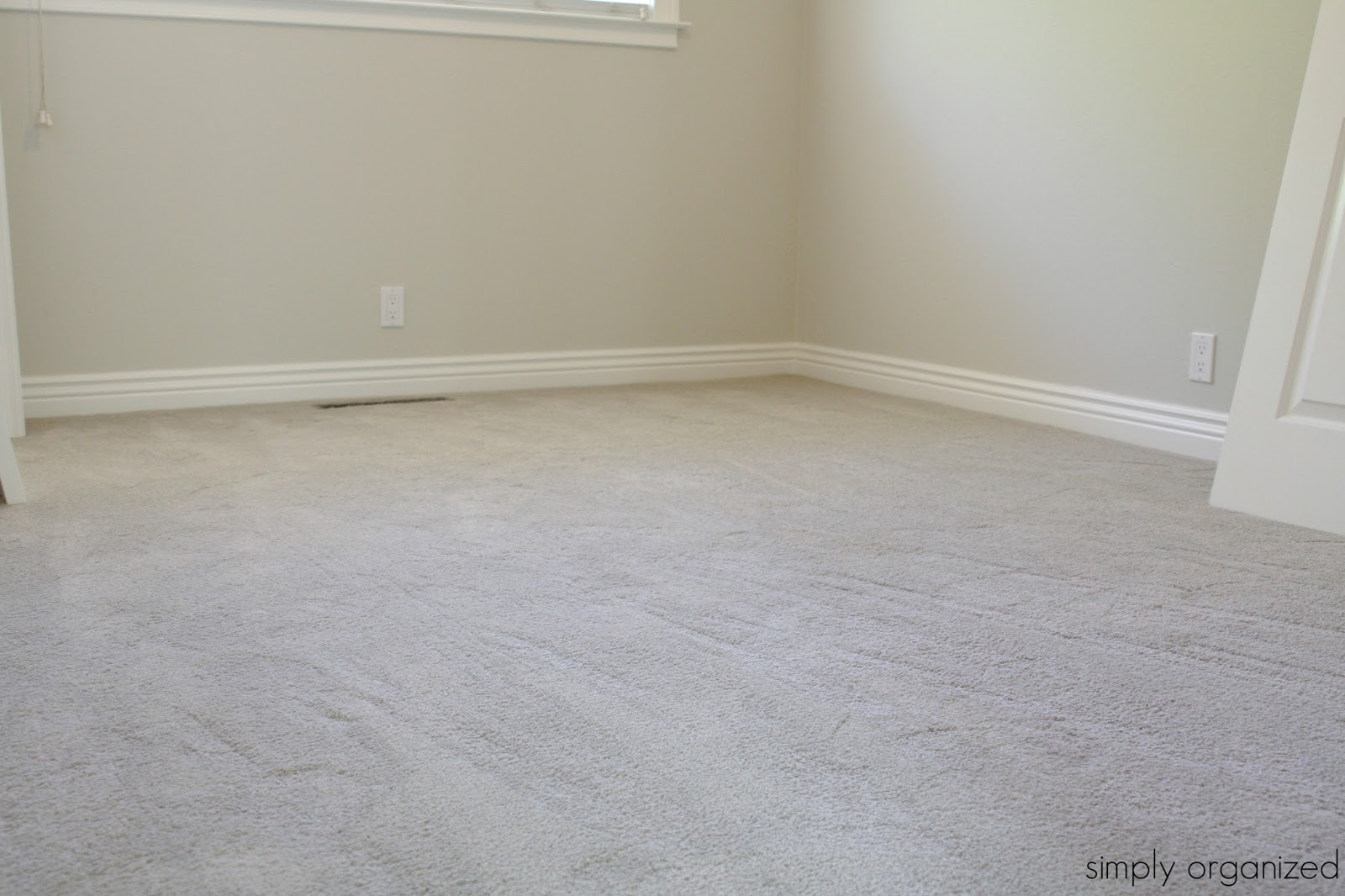 Carpeting...Check! simply organized