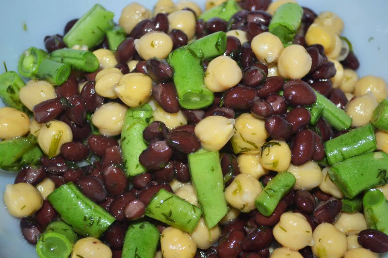 Lemon Dill Three Bean Salad Baked New England
