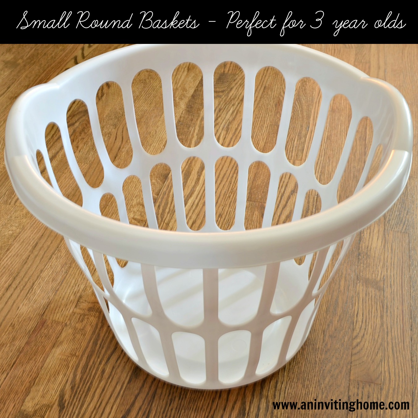 An Inviting Home Laundry Basket For Kids