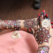 Studded Stone Mehndi Style - Bridal Mehndi Designs