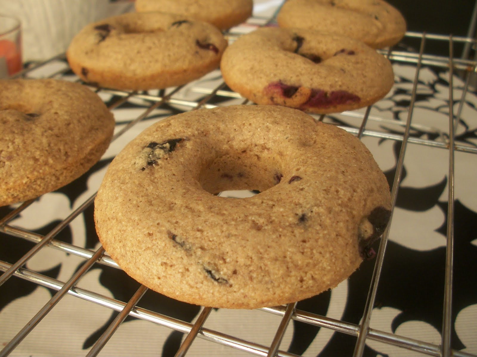 Cook with Sara Whole Wheat Blueberry Donuts