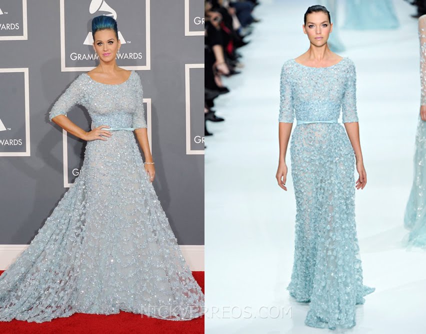 elie saab light blue gown