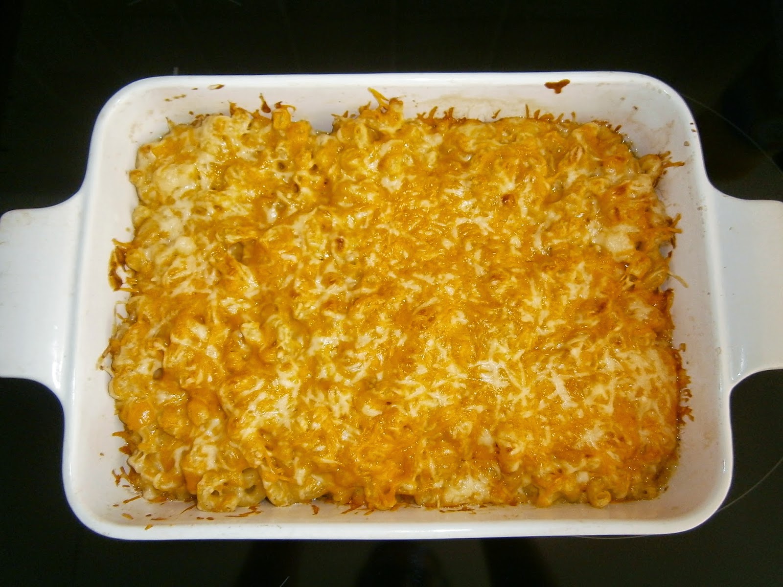 Délices d'une novice Mac and cheese gratin de pâtes à l'emmental et