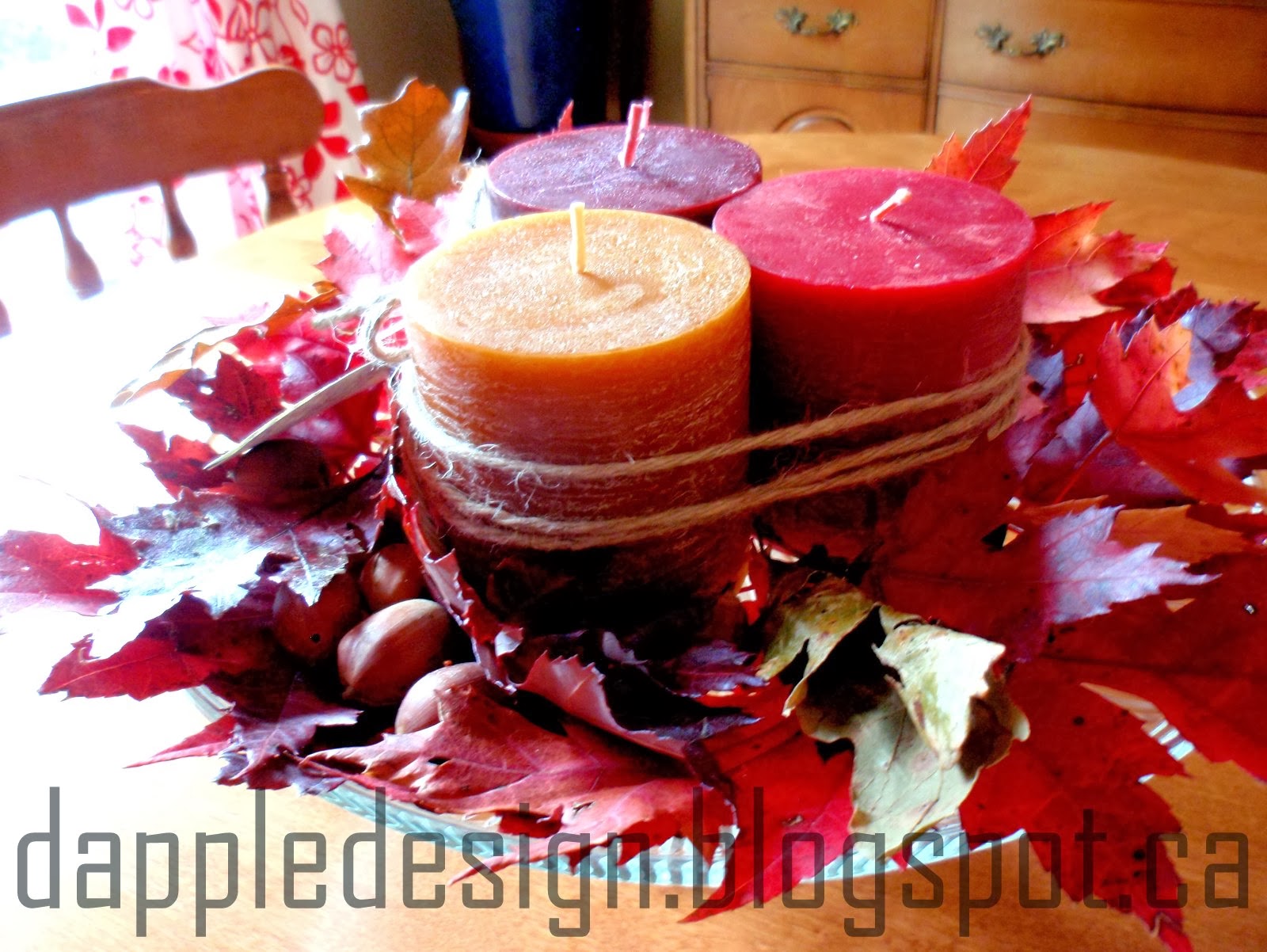 Dapple Design Blog Autumn Candles