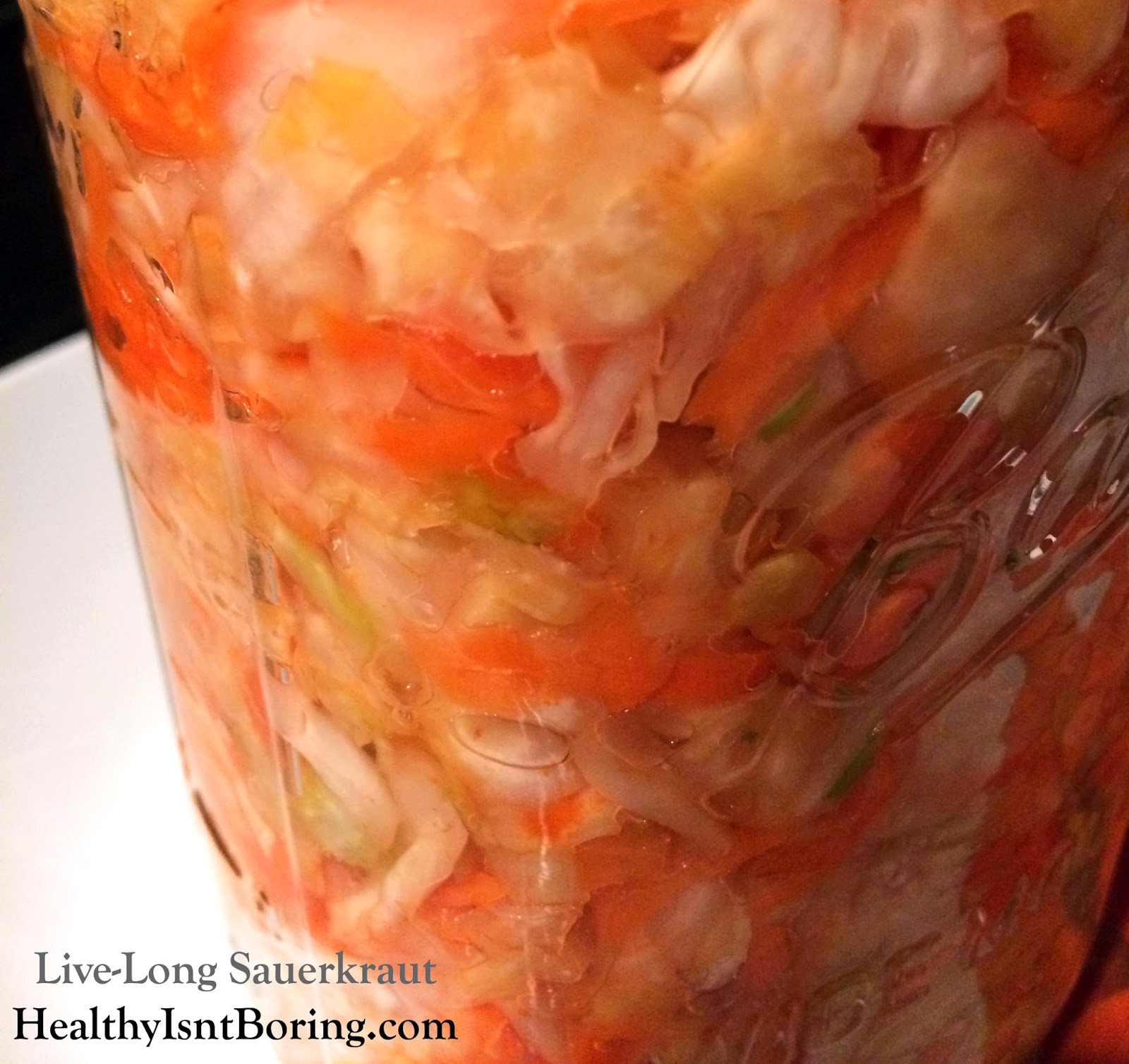 Healthy Isn't Boring LiveLong Sauerkraut