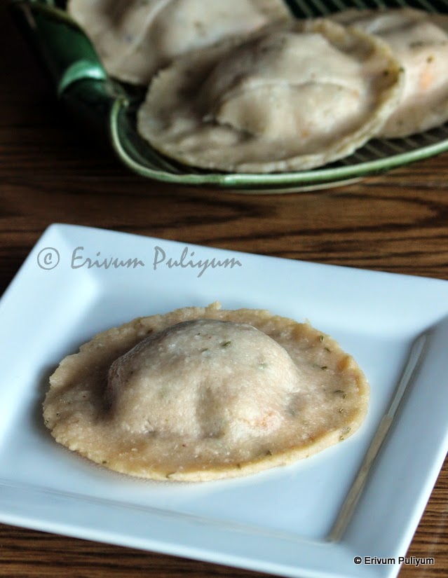 Erivum Puliyum Meen Pathiri Steamed Rice Pancakes with Fish Filling (Step by Step Pics)