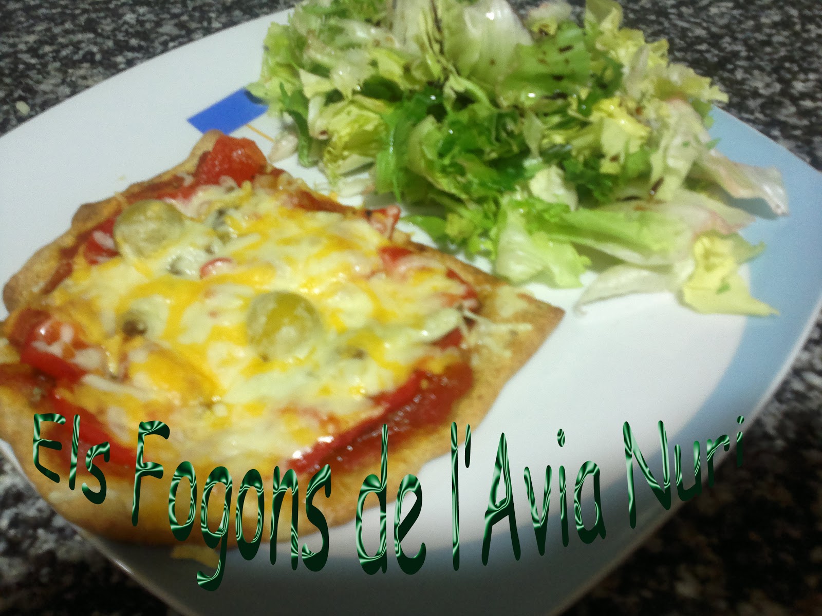 Els Fogons de l�Avia Nuri Pizza integral