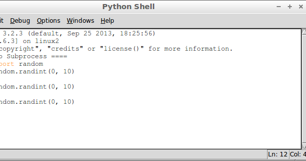 Hello-Python: Generate random number in Python image.