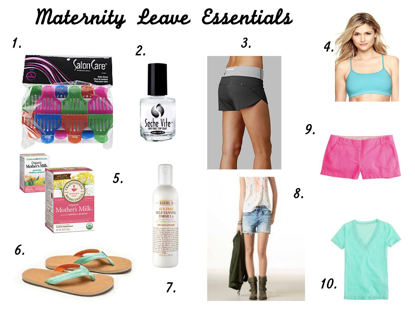 Veronika's Blushing Maternity Leave Essentials