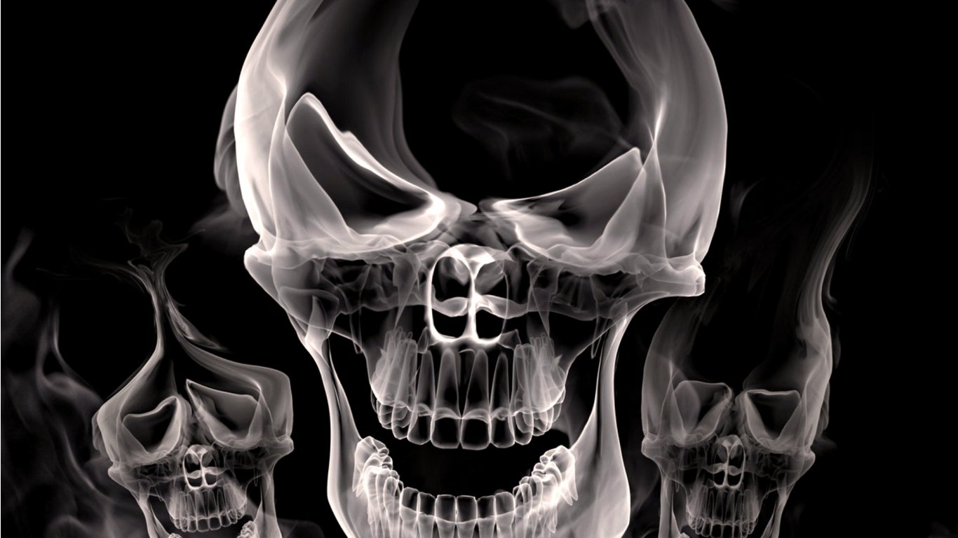 Free Wallpaper Dekstop: Skull 3D Wallpaper