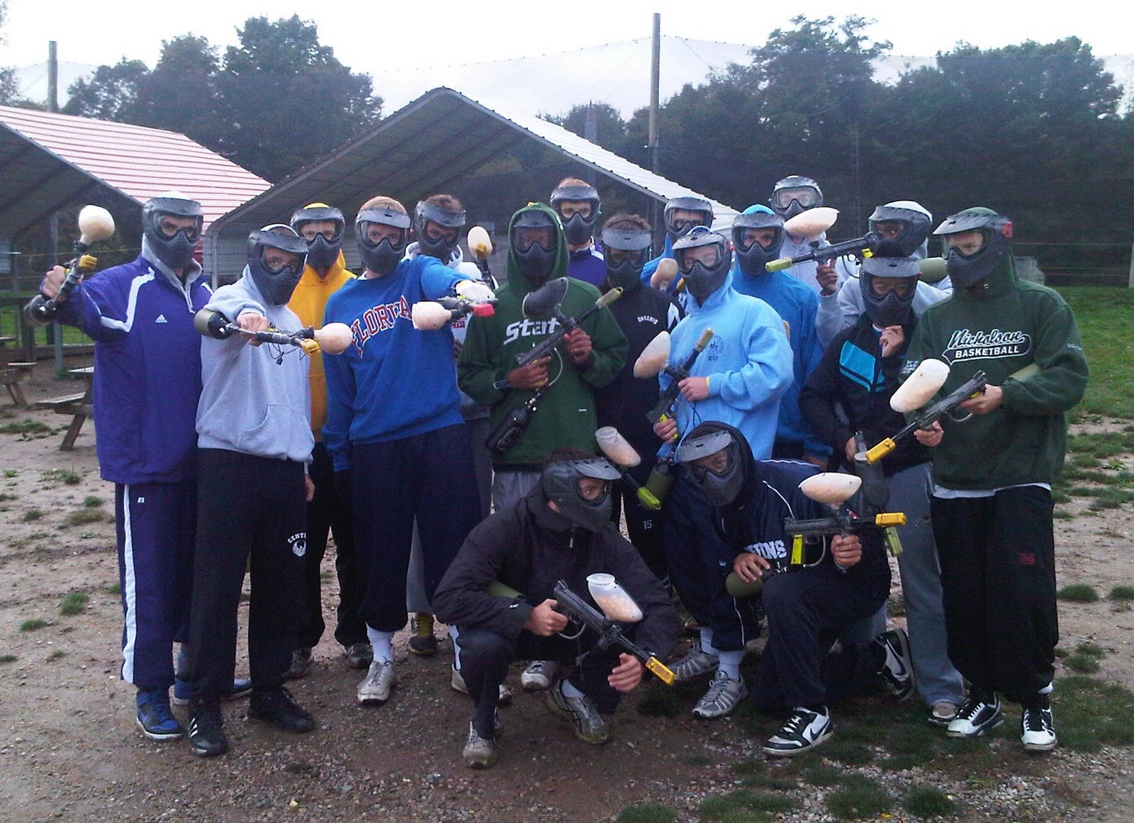 Mustangs Backcourt Club Blog Mustangs Take Time For Paintball Team