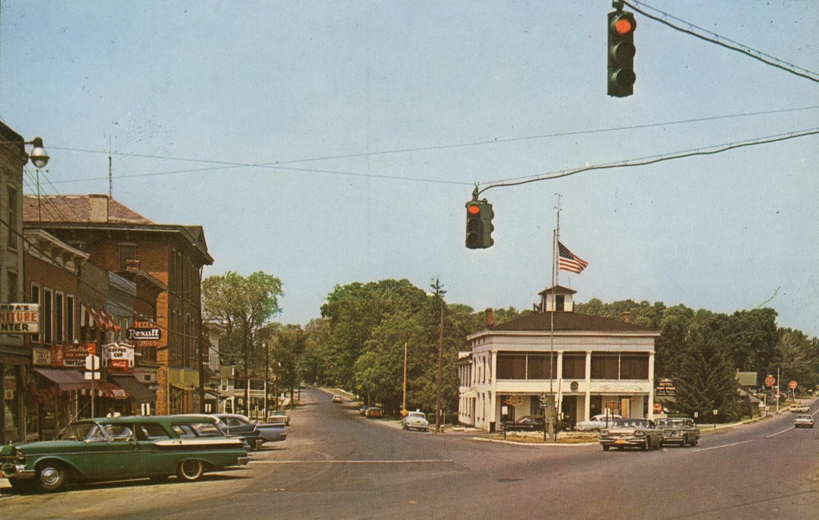 Downtown in the 1950's Lock 52 Historical Society of Port Byron NY