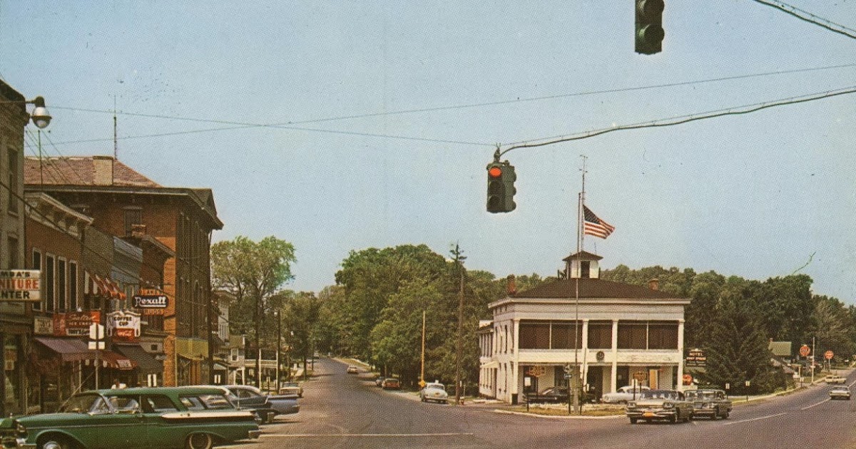 Lock 52 Historical Society of Port Byron, NY Downtown in the 1950's