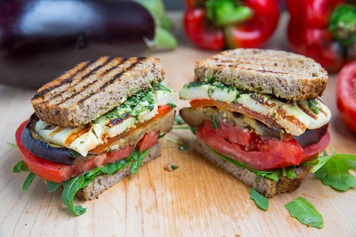 Grilled Eggplant Sandwich