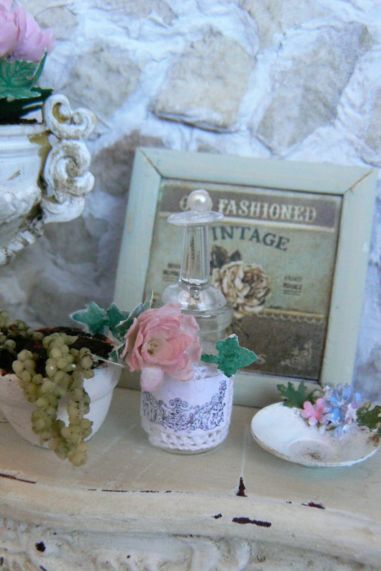 MiniEden: Botellas shabby chic