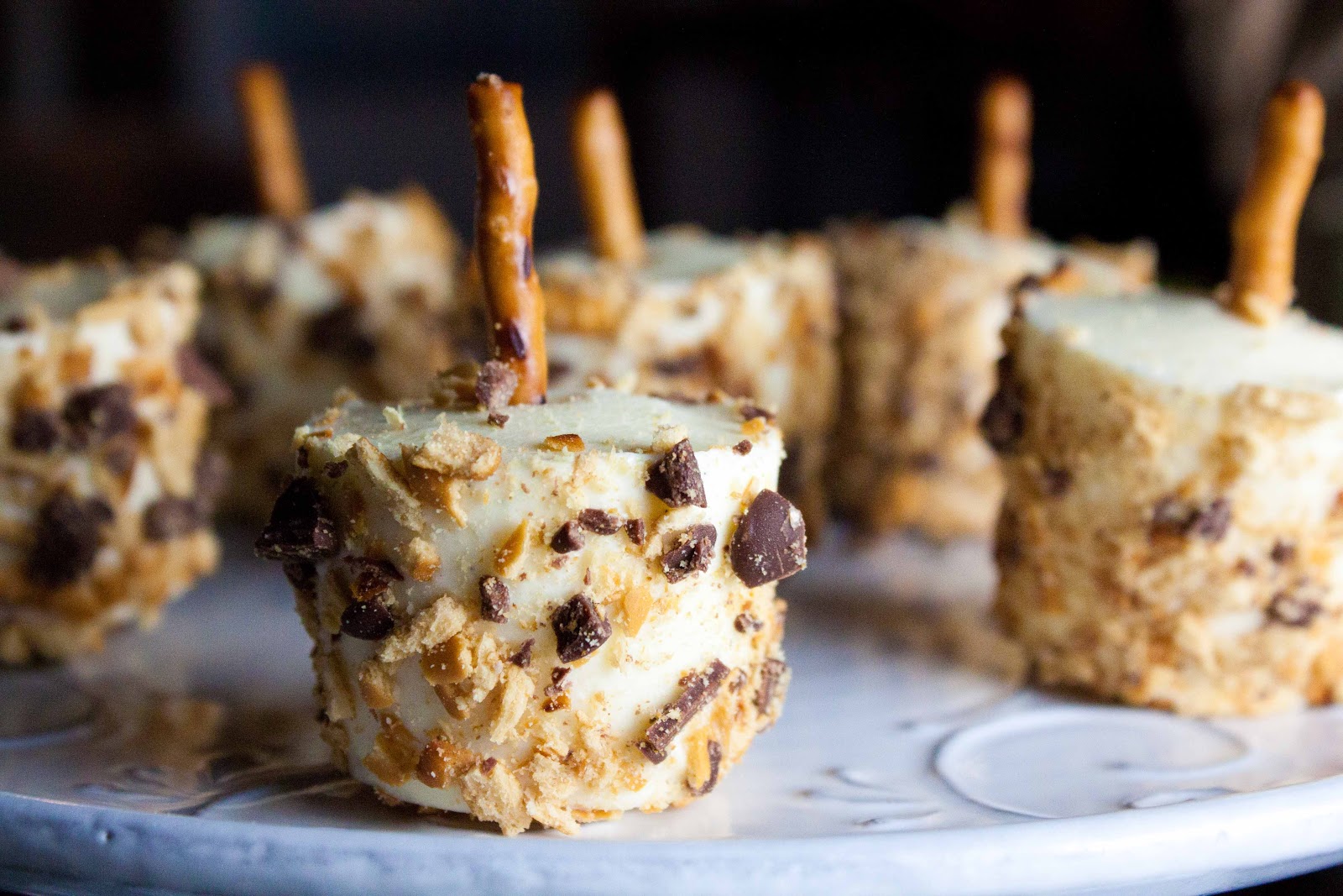 Fat and Happy Blog Easy Pretzel and Chocolate Covered Ice Cream Bars