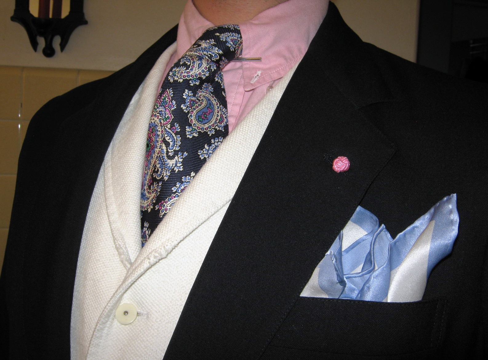 Collar bar on a button down? malefashionadvice