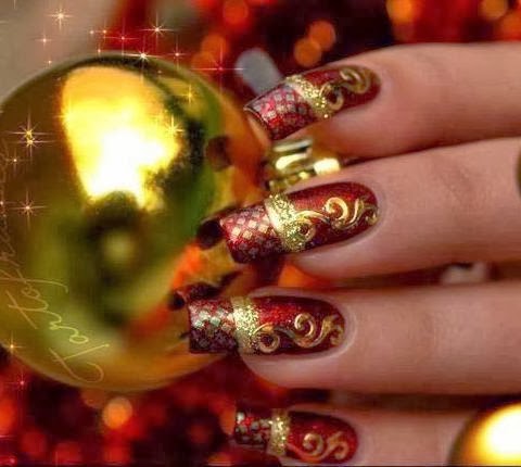 New york lover: noel tırnakları Fashion blog: Christmas Nails Art & Designs – Get Ready for the Party