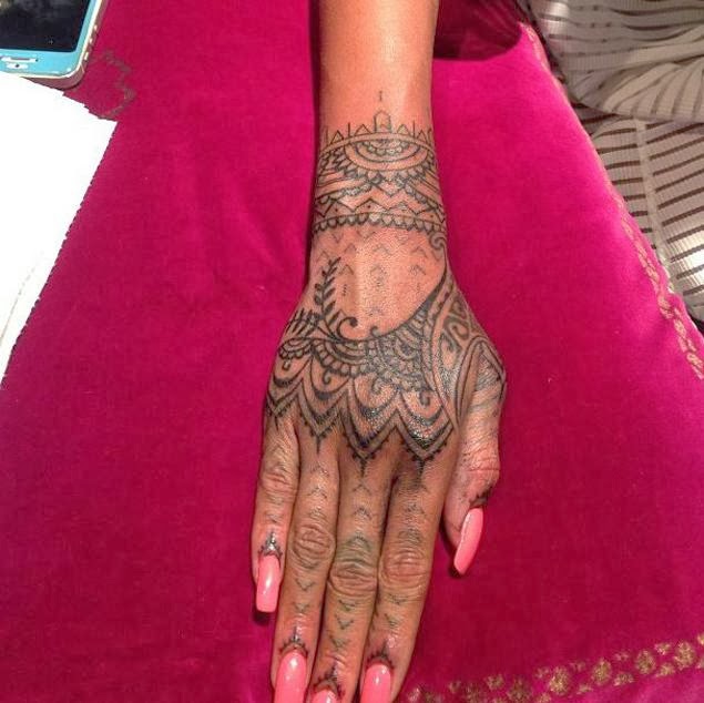Beachcombers Bazaar Henna Studio and Supply: Rihanna's Henna Style Hand  Tattoo