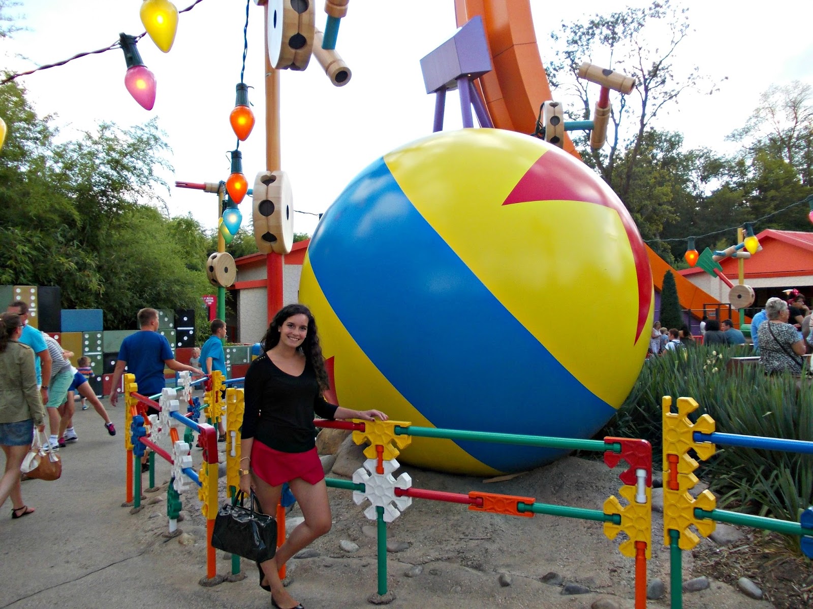 Two umbrellas in the rain Disneyland Paris, day 2