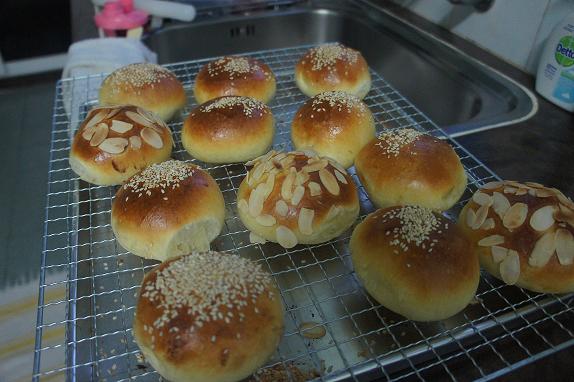 bun with red bean paste bun with red bean paste